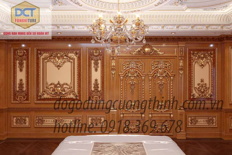 Nội thất cổ điển hoàng gia cổ điển cao cấp gỗ gõ đỏ